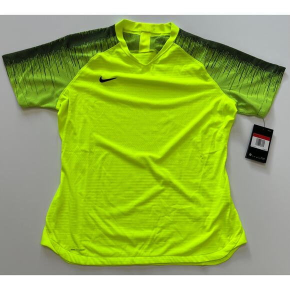 Nike Vaporknit II Women's Soccer Jersey Shirt Volt AQ2727-702 Size L NWT $70 - Picture 12 of 16